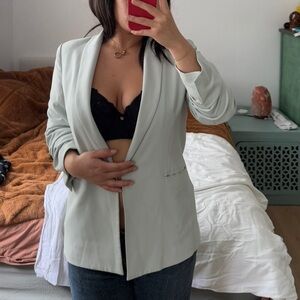 Alice + Olivia Soft Blue Blazer